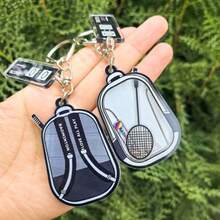 Nouveau sac à dos mignon de badminton avec pendentif à grelot, accessoires de badminton, cadeau, souvenir pour amis et couples - Multicolore - Voir 5
