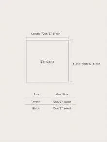 1条女士奢华设计链条印花70*70厘米方巾，适合春季日常佩戴 - 酒紅色 - 查看 3