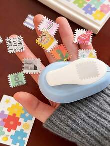 Stamp Pressing Tool, Stamp Binder Hole Puncher, Creative Handmade Pressing Tool, Handmade Album Material Collection Tool - One Size Fits All - View 3