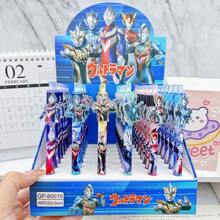 Bolígrafo neutro de 0,5 mm con pegatinas de dibujos animados, material escolar de alto valor estético - Multicolor - Ver 1