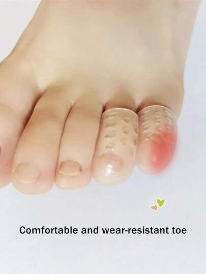 10pcs Upgraded Silicone Toe Caps, Toe Protector, Nail Guard, Ultra-Thin Ankle Sleeve, Finger Protector, Suitable For Women's High Heels, Shoes, Men's Sports Shoes, Applicable For Spring, Summer, Autumn, Winter Daily Wear, Back To School, Women's Boots Accessories, Outdoor, Sports, Travel, Home, Office, School, Holiday Gifts