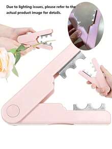1pc Rose Thorn Stripper, Rose Thorn Removal Tool, Rose Stem & Leaf Thorns Remover, Floral Trimming Tool Kit, Portable Gardening Tool, Rose Stem Stripper, Stem Cleaner, Plastic Stem Peeler, Rose Leaf Trimmer, Suitable For Home Garden Florist Floral, Used To Remove Leaves, Quickly Remove Rose Stems Or Branches - Multicolor - View 11