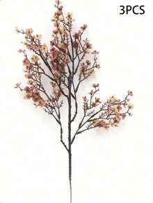 1/3/6支装仿真满天星花束，适用于婚礼装饰、室内人造植物装饰、春季装饰、花园中心装饰、家居花瓶装饰、餐厅、卧室、情人节、户外花园插花、摄影道具、窗台插花、母亲节、复活节、房间装饰、餐桌中心装饰、婚礼装饰、浴室装饰、女士礼物、乔迁装饰等场合。 - 咖啡棕 - 查看 9