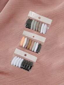 3pcs/Set Women's Fashion Colorful Scarf Hijab Pins, Dopamine Color Non-Slip Pins Suitable For Hijab, Clothing,Beach,Holiday - Multicolor - View 17