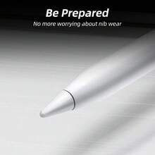 1/4/8/20pcs Compatible With Apple Pencil 1st & 2nd Generation Nibs, Compatible With IPencil Nibs, Compatible With Apple Pencil Double-Layer Nibs, Compatible With Stylus Replacement Nibs, Widely Applicable, More Durable - White - View 5