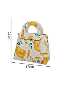 5pcs Easter Bunny Tote Bags Suitable For Teens & Adults - DIY Non-Woven Fabric Candy Bags With Fun Carrot Pattern - Perfect Gift Candy Bags! - Multicolor - View 8