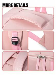 40*30*20cm Wizz Air Certified Travel Backpack, Large Capacity Multi-Function Cabin Bag With Separate Shoe Compartment And 180° Main Compartment, Suitable For Business And Daily Use, Unisex - Multicolor - View 5