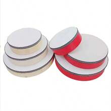 4-Inch, 6-Inch, 8-Inch, 10-Inch, 12-Inch Hand Drum, Orff Musical Instrument, Performance Instrument, Educational Tool, Lacquered Imitation Leather Hand Drum - Wood - View 8