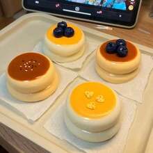 1pc/2pcs Strawberry & Blueberry Squishy Cream Cake Squeeze Toy, Stress Relief Toy, Perfect Gift For Holidays, Birthdays, Christmas, And Parties - Nhiều màu - Xem 6