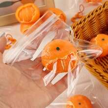 Orange Squeeze Soft Stress Ball - Christmas/Birthday/Easter Gift, Perfect Present, Holiday Gift [Random Keychain Color] - Multicolor - View 8