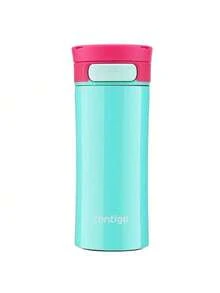 Tazza termica con coperchio a vite Contigo / Blu / Marrone / 350 ml / Stile studentesco da uomo, negozio ufficiale di alta qualità, prodotto autentico, grande capacità, acciaio inossidabile - Multicolore - Visualizzare 9