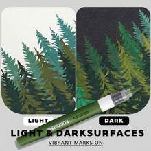 ROSYMENG 36 Colors Direct Liquid Acrylic Marker Set, Skin Tone And Blue-Green Tone Soft Tip Acrylic Painting Markers, Smooth Writing, Waterproof, Non-Bleed, High Coverage, Student Art Professional Painting Anime Character Colorful Markers, Suitable For Metal/Stone/Glass/Paper/Fabric And Other Materials, Back To School Gift For Friends And Classmates - Acrylic Markers - View 6