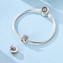 Mặt dây chuyền hình rồng bằng bạc 925, phù hợp với vòng tay hoặc dây chuyền nguyên bản, món quà trang sức DIY cổ điển tinh tế dành cho gia đình. - AKSC423 - Xem 3