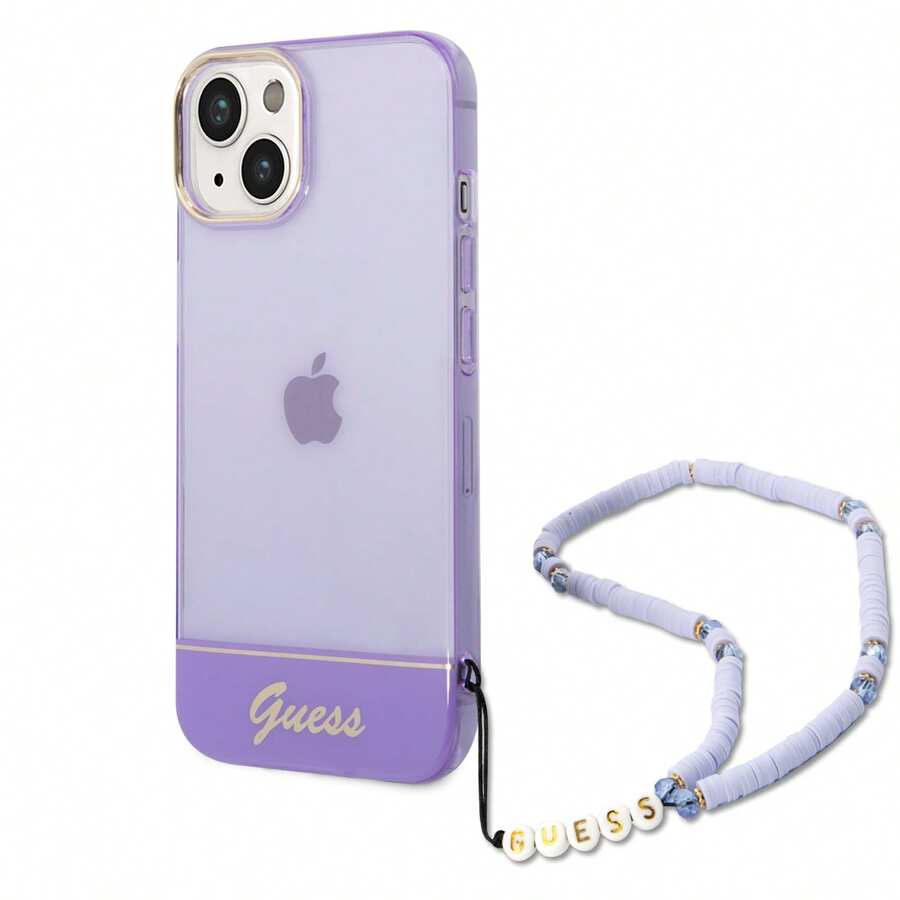 Funda Guess Translucida Correa iPhone - Lila Púrpura - Ver 1