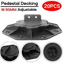 20Pcs Adjustable Decking Pedestal Riser Bearing Support 18mm - 30mm - 18mm - 30mm - View 4