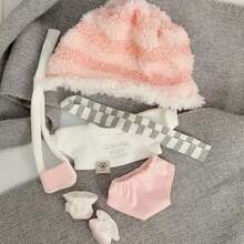 20cm Puff Series Cotton Plush Doll Clothes, Starfish Body Doll Cute Outfit Set - Multicolor - View 5