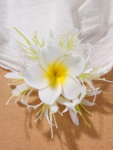 1个精致甜美浪漫雏菊仿真花发夹，适合海滩度假 - 彩色 - 查看 16