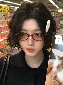 1副女士时尚简约装饰眼镜 - 彩色 - 查看 2