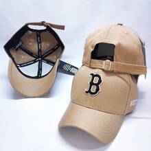 Boston Embroidered Curved Brim Cap For Men And Women - MÔ HÌNH 5 - Xem 1
