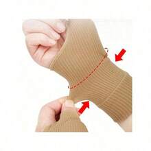 Unisex Sports Fitness Elastic Semi-Knitted Breathable Wrist Guards Gloves - Multicolor - View 7