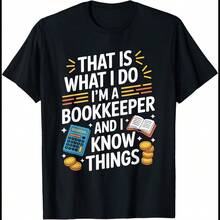 Auditor Accounting CPA, Even The Awesomest Bookkeeper T-Shirt - Black - View 1