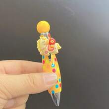 4pcs Creative Bowling Ball Shaped Ballpoint Pens, Novelty Year Of The Horse Style Cute Pendant Pens - Sets - View 4