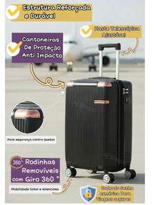 Anac Standard Travel Suitcase 10KG 55x35x25cm Boarding Bag With Expandable Zipper Removable Wheels Hand Luggage Can Take In The Airplane Cabin - Hồng - Xem 5