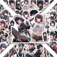 60张游戏《无尽地带：零度空间》涂鸦贴纸，动漫人物艾伦·乔·Q版贴纸，适用于手机、水瓶、头盔等DIY装饰 - 1 Set - 查看 4