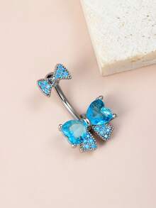 1 chiếc khuyên rốn hình bướm dễ thương đính đá Zirconia, làm từ thép không gỉ 316, ngọt ngào và tinh tế, thích hợp để đeo hàng ngày, có nhiều màu sắc để lựa chọn. - Nhiều màu - Xem 5