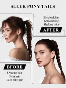 Slick Back Hair Brush - Smooths Flyaways, Tames Frizz - Soft Smoothing Hairbrush To Create Sleek Ponytails, Buns & Styling Edges - Teasing Brush For Women & Men With Fine/Medium Hair, Daily Hair Styling Tool - New Model - View 6