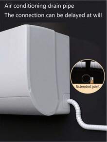 Multifunctional Soft Plastic Tube, Universal Air Conditioner Drain Pipe Extension, Dual-Use For Watering And Old Washing Machine Water Inlet - White - View 8