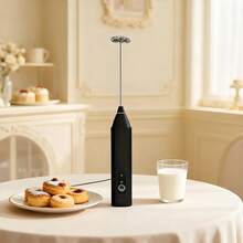 Rechargeable Milk Frother, Portable Electric Whisk For Coffee, Latte, And Protein Shakes - View 4
