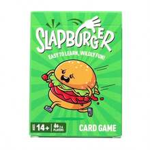 60-Second Kitchen Kaos Card Game | Ultimate Family Food Fight Frenzy - Smash, Stack & Splatter Mayhem With Exploding Burger Challenges - Green - View 6