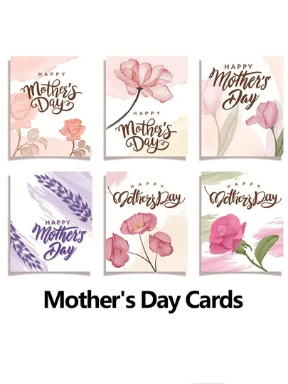 Anneler Günü Tebrik Kartı Seti, Kutlama Mesajları ve Hediye Etiketleri İçerir - Kişiselleştirilebilir Çiçekli Tebrik Kartları, Taze Çiçek Buketi Eşliğinde Gönderilebilecek Hazır Küçük Notlar, Anne İçin İdeal Hediye Ekleme Kartı, Parti Hediyesi Teşekkür Kartları, El Yapımı Tarzı Kırtasiye Ürünleri