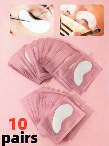 200 Pairs Pink Eyelash Extension Pads, Eyelash Extension Isolation Eye Patches, Eyelash Extension Protective Eye Pads, Suitable For Home, Travel, Eyelash Salon And Other Professional Eyelash Tools - Pink - View 10