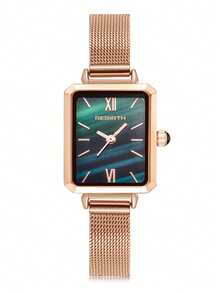 1pc Women's Retro Minimalist Quartz Wrist Watch, Suitable For Daily Wear - one-size - View 12