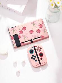 1pc Cute Bow & Cherry Pattern Switch Protective Case, Compatible With Switch 2 (2025), Suitable For Switch OLED/Switch NS, Storage Bag, Battery Version Game Console Accessories Protective Cover, Best Gift For SWITCH Players - Multicolor - View 11
