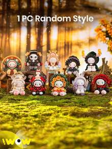 1pc Random Style EMMA Cafe-Style Anime Model Figurine, PVC Material, Beloved Wedding Style Combined With Cute Rabbit, Elegant Desktop Decor, Beautiful Gift To Create A Peaceful And Relaxing Environment For Friends And Family - Red - View 15