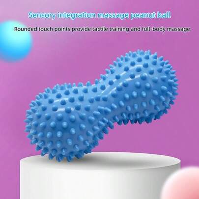 花生按摩球，创意实用奢华礼品，瑜伽筋膜球，用于足部放松，花生球可用于脊柱、肌肉、臀部、腿部穴位刺激，瑜伽按摩球
