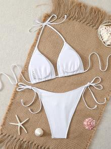 New Knitted Jacquard Star Accessory, Summer Holiday Outfits, Bikini Party Vacation Photo Shoot - White - View 2