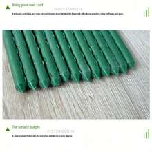 1.1cm*40cm Length, 42pcs Plant Floral Vine Support Rack, Can Be Covered With Film/Net, Small Arch Greenhouse For Seedling, Plastic Coated Vegetable & Flower Winter Frost Protection Bent Pipe Nursery Frame - A - View 6