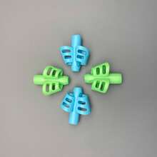 3pcs/4pcs/5pcs Silicone Finger Grip Pen Holder, Soft TPR Material, Writing Learning Tool, Children Learning Supplies, Children's Writing Tool, Easter, Easter Gift - Multicolor - View 13