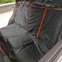 1pc 210T Taffeta Waterproof Car Rear Pet Mat, Anti-Dirty & Wear-Resistant, Black - Black - View 6