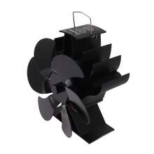 6-Blade Heat Powered Fireplace Fan - Silent Aluminum Alloy Stove Fan With Rounded Edge For Uniform Heat Dissipation - View 8
