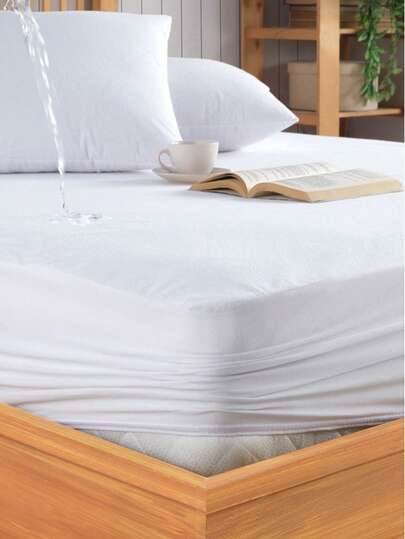 Waterproof Microfiber Fitted Mattress Protector Breathable Soft Bed Cover - Single Double Outsize Kingsize Mattress Protector - Made In Turkey - Mattress Protector For Incontinence, Bedwetting Protection & Mattress Care