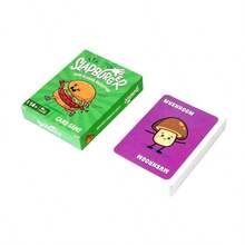 60-Second Kitchen Kaos Card Game | Ultimate Family Food Fight Frenzy - Smash, Stack & Splatter Mayhem With Exploding Burger Challenges - Green - View 3