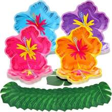 Party Plates - Various Vibrant Colors - View 7