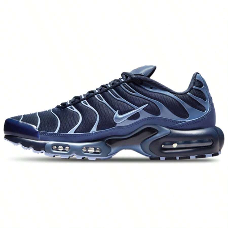 Nike Air Max Plus TN Tuned Triple White Black Cool Grey 604133-139 Men's | Everyday Versatile, Comfortable Fit - Nhôm Obsidian - Xem 1