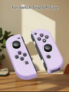 Soft Silicone Full Protective Case For Nintendo Switch OLED/Switch NS Joy-Con Controller, Anti-Slip Anti-Sweat Shock-Proof Gaming Accessories, Cute Macaron Colors, Designed Compatible With Switch Players, Compatible With Switch NS/Switch OLED, Various Color Combinations Available, Switch Gaming Accessories, Controller Accessories, Pink, Anti-Drop Anti-Slip, Anti-Scratch - Multicolor - View 14