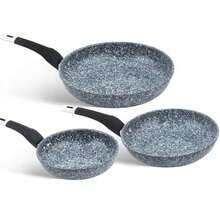Induction Frying Pan Set, 3-Piece (20/24/28 Cm), Non-Stick Frying Pans With Silicone Handles, For Induction Cookers And All Types Of Cookers - View 5